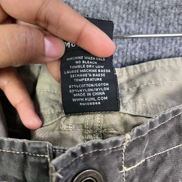 Kuhl Cargo Shorts Size M Kuhldry Evaporative Comfort Technology - Picture 9 of 10